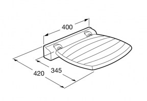 ASIENTO DUCHA ABATIBLE ACCESS ROCA